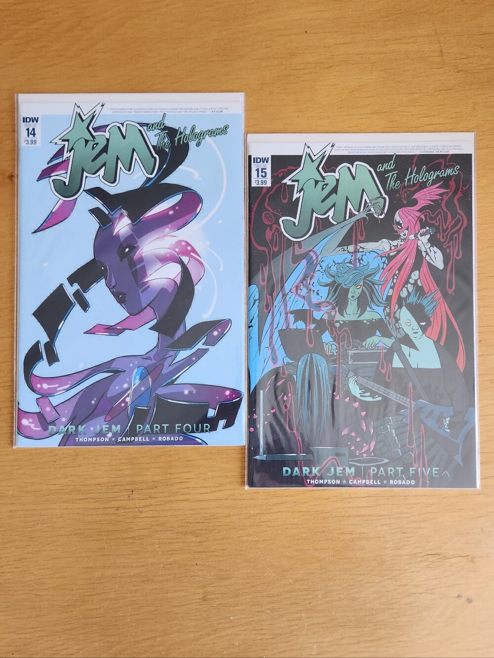 Jem and the Holograms #14, #15 - Comic Books (Lot of 2) 